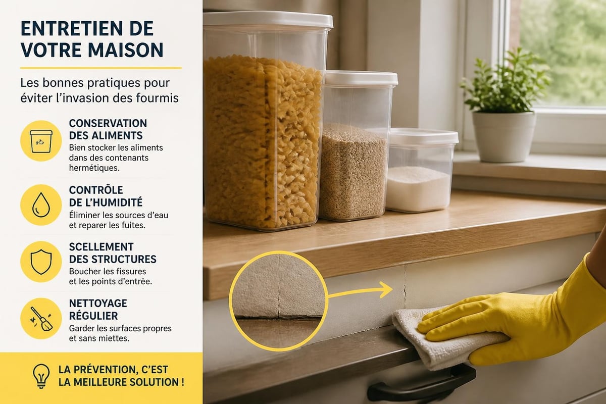 Mesures préventives contre les fourmis