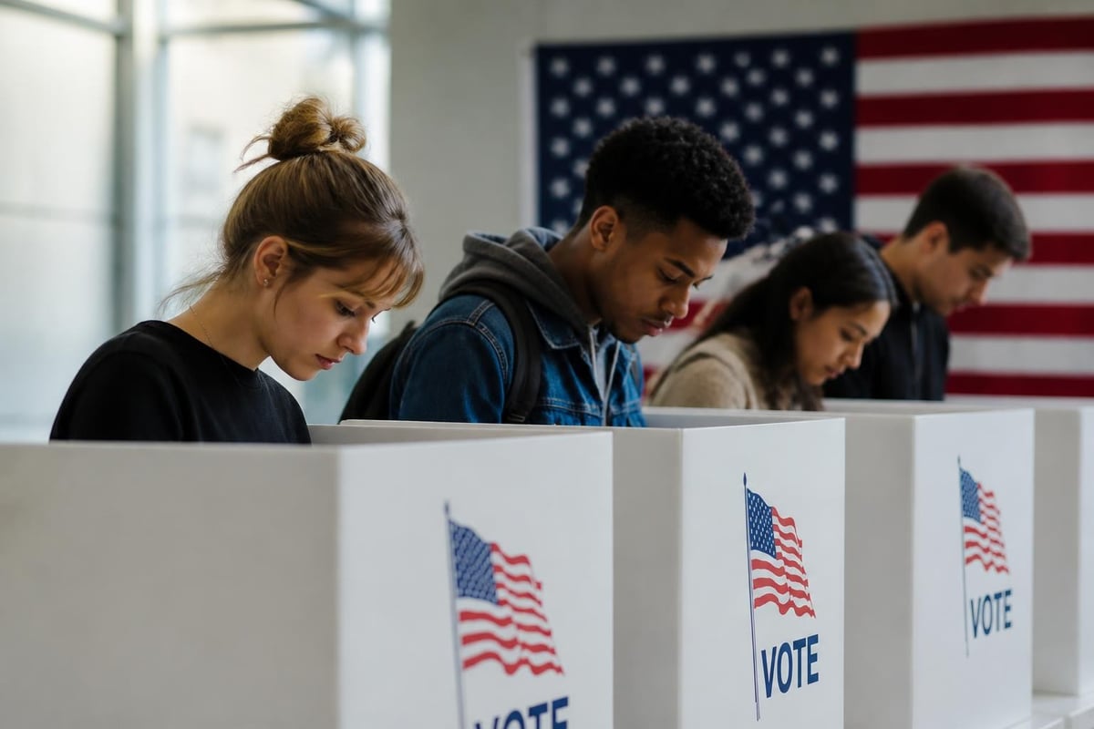 Gen Z partisan voting breakdown