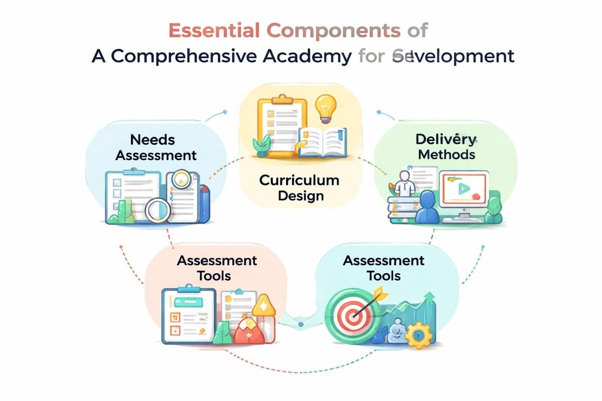 Staff development framework components