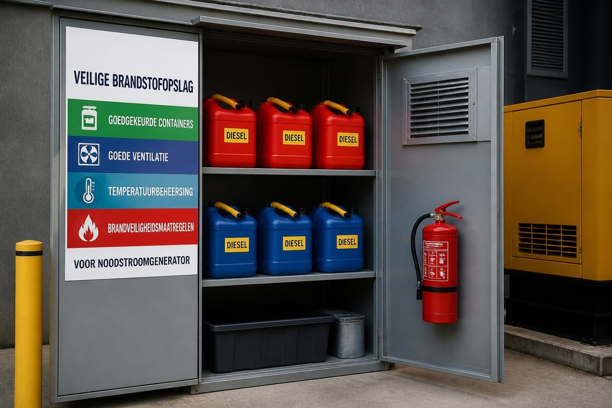 Veilig brandstof bewaren