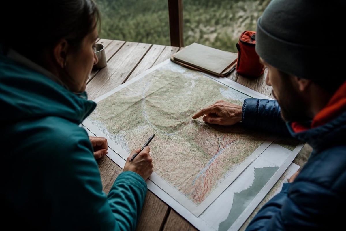 Safe trekking route planning