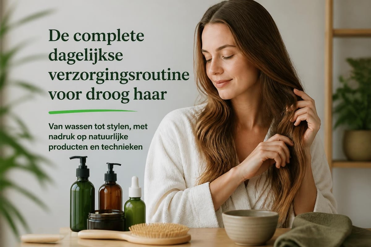 Natuurlijke haarverzorgingsroutine