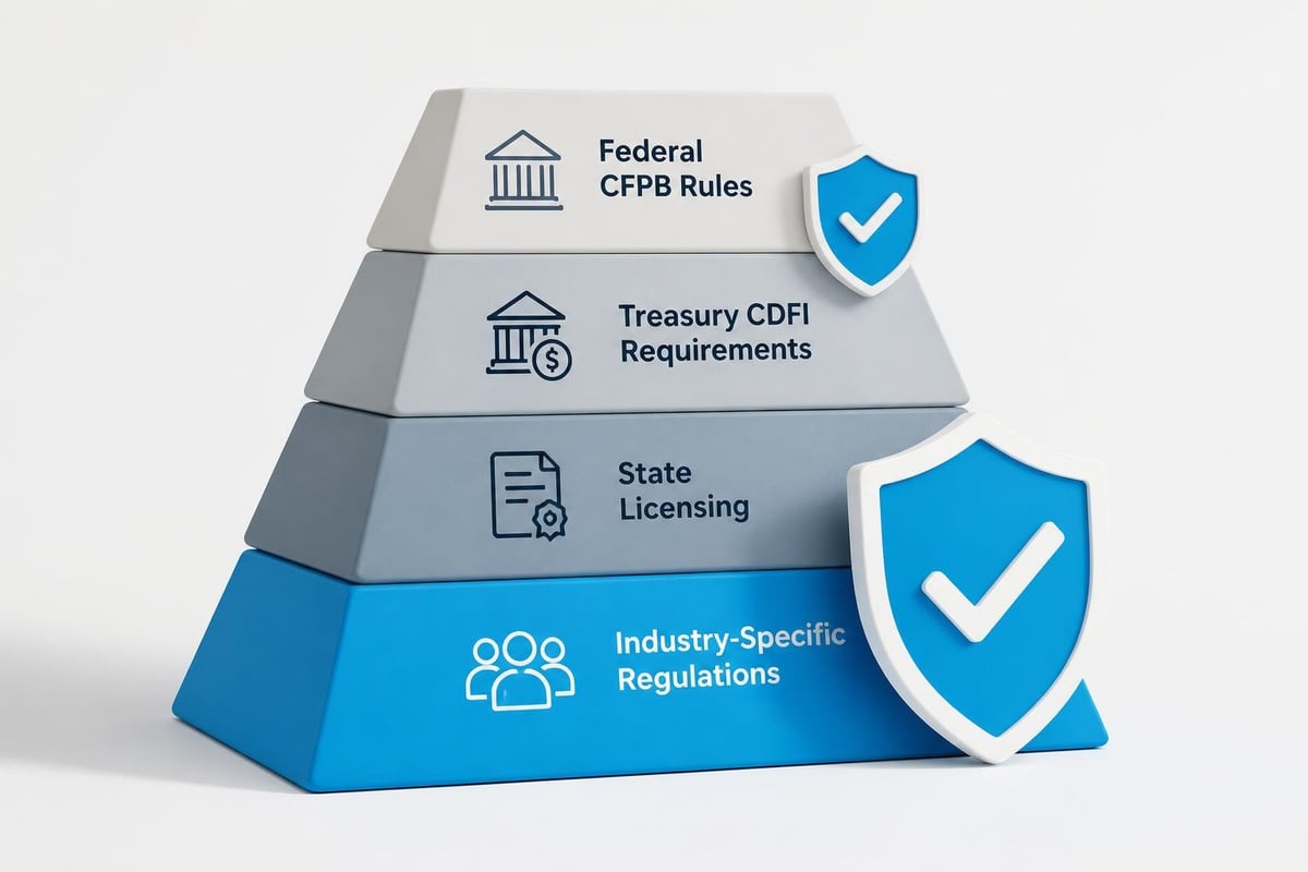 Regulatory compliance layers