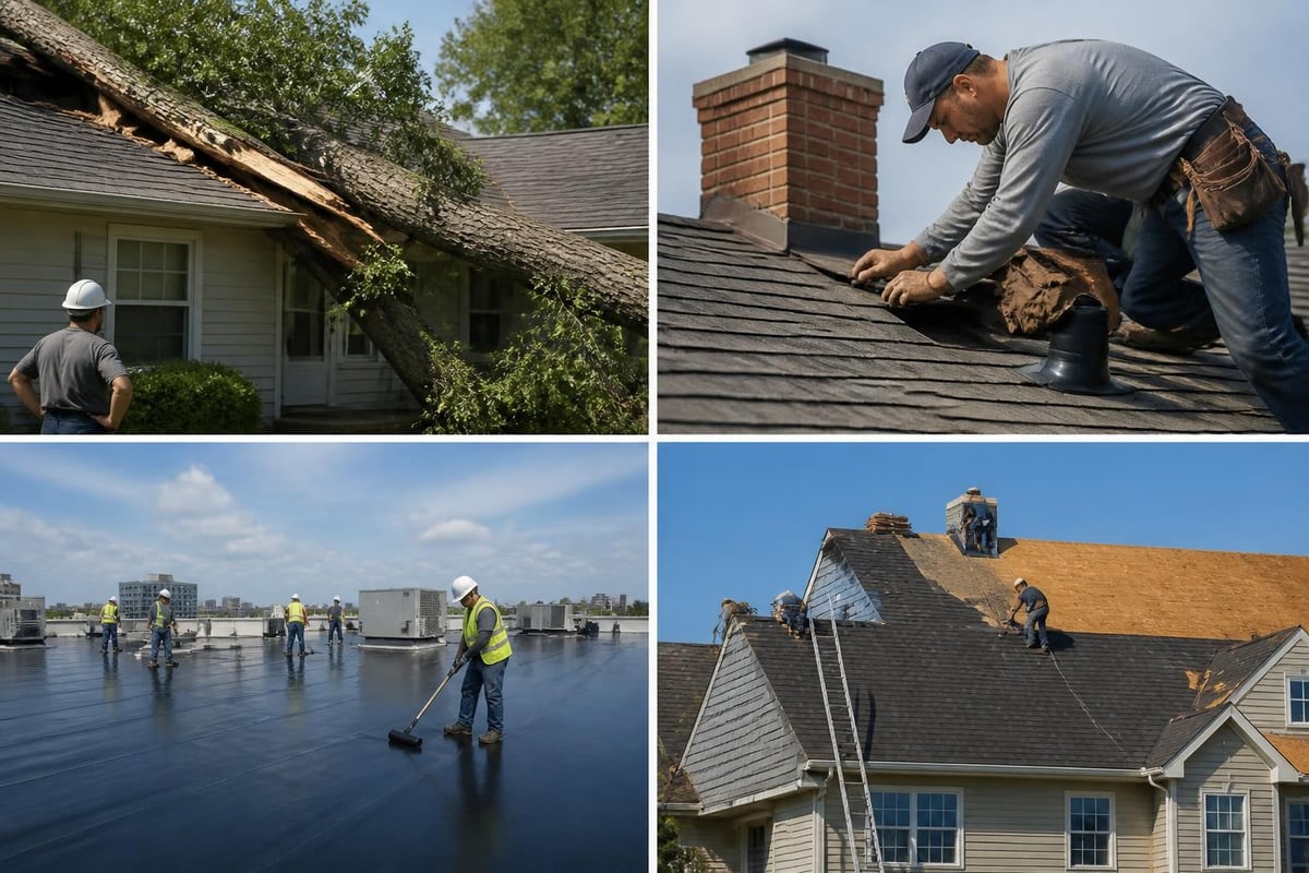 Roofing company specializations