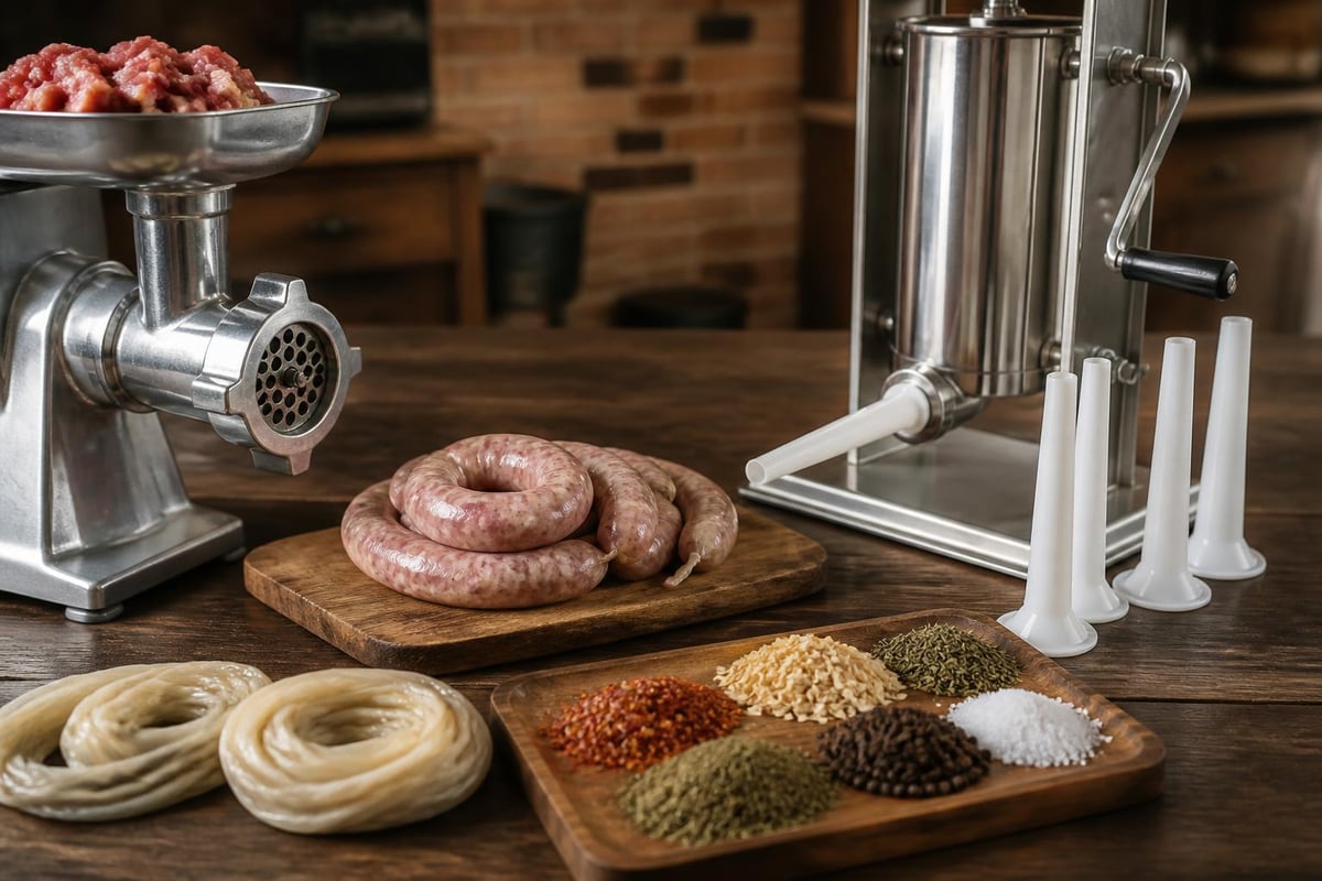 Sausage making equipment components