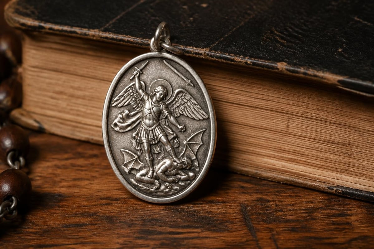 Saint Michael medal symbolism
