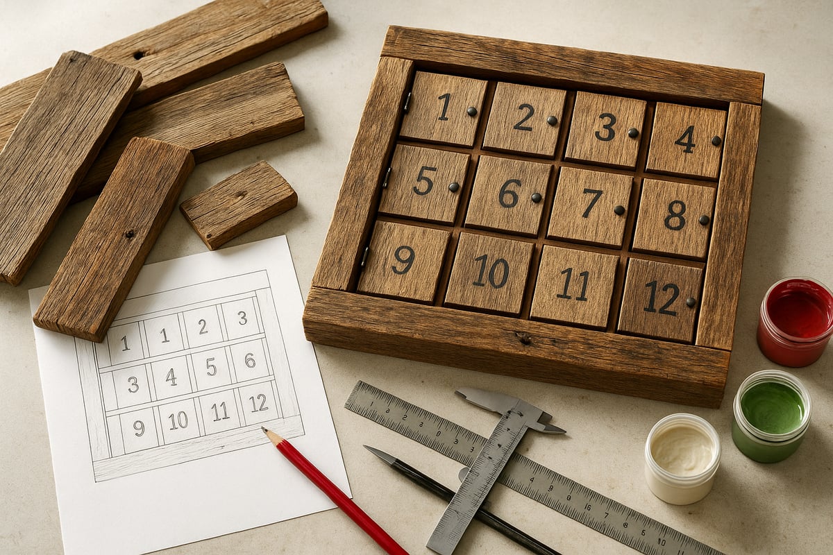 リクレイムドウッドのアドベントカレンダーの計画とデザイン