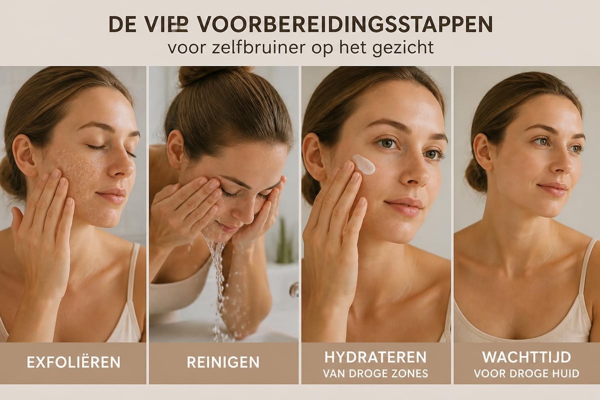 Gezichtsvoorbereiding stappen