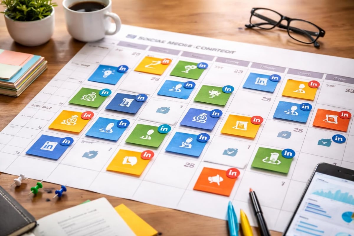 Social media content kalender