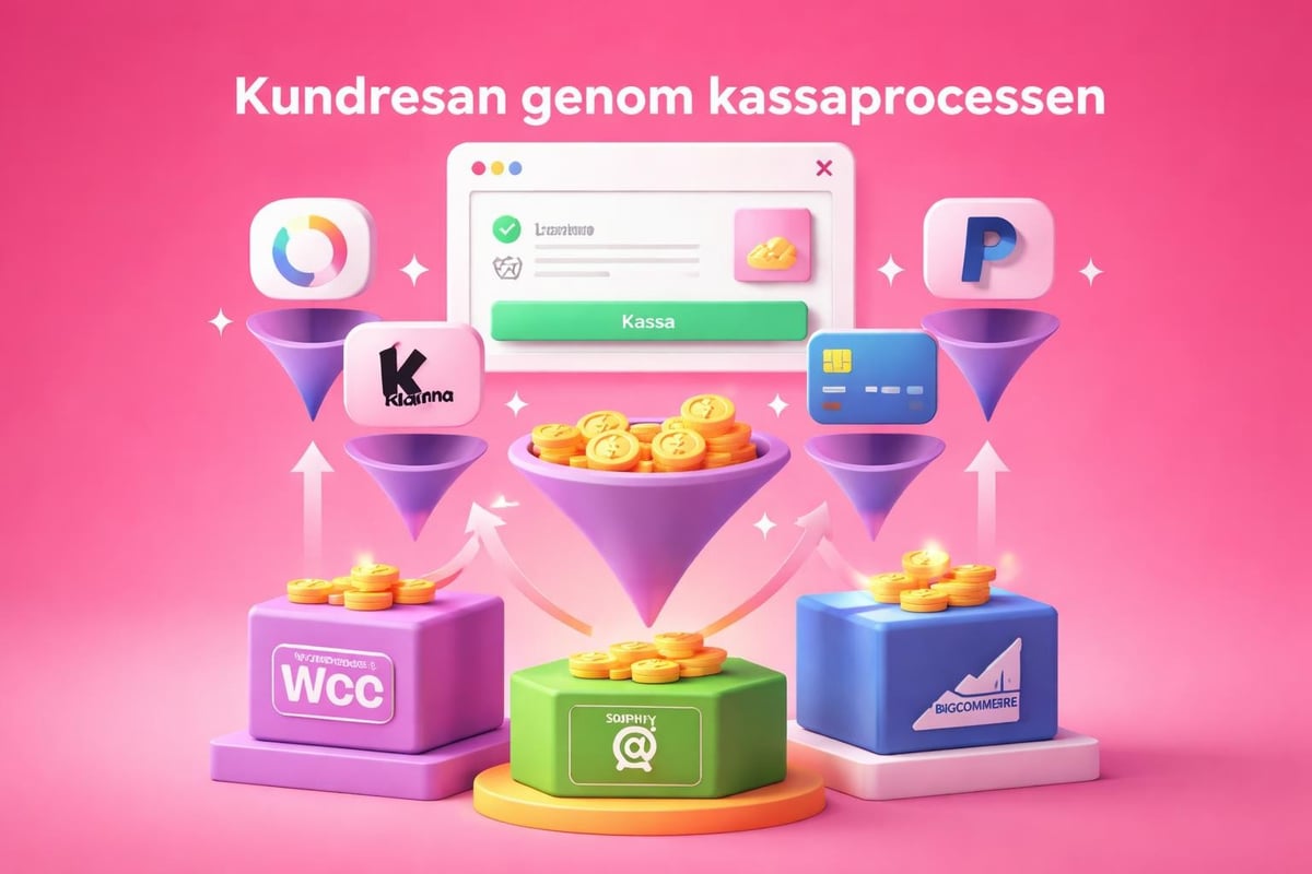 Betalningsalternativ i kassan