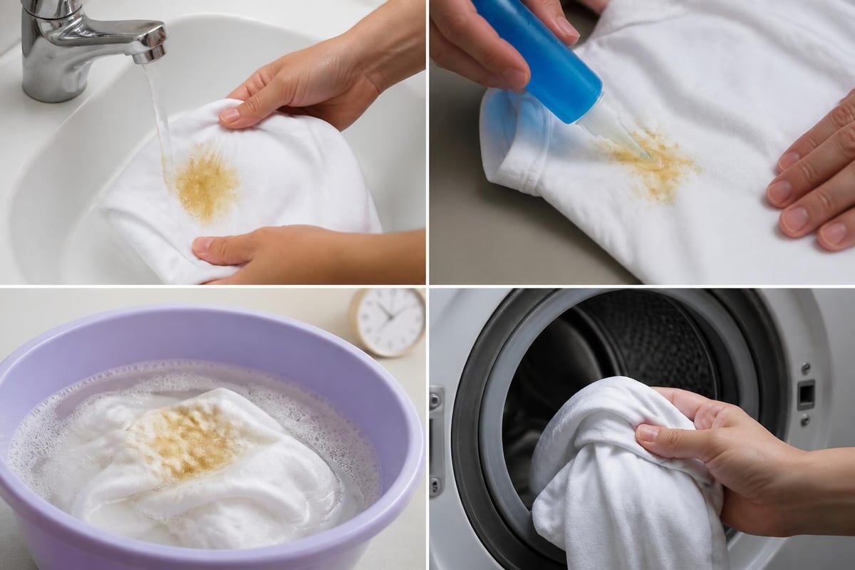 Stain pre-treatment steps