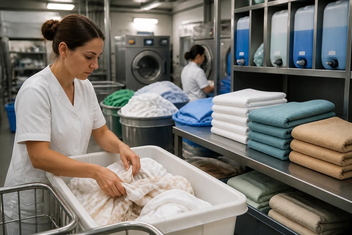 Commercial laundry efficiency