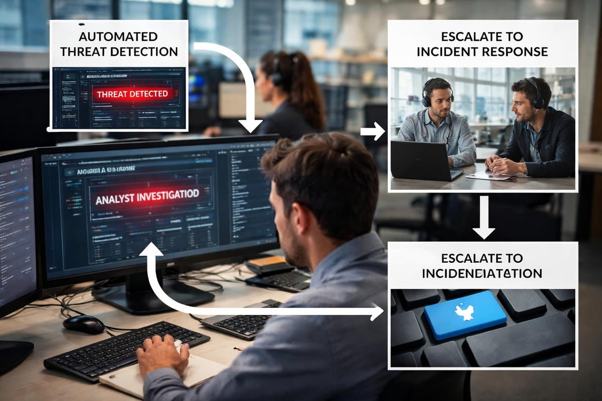 Cybersecurity monitoring workflow