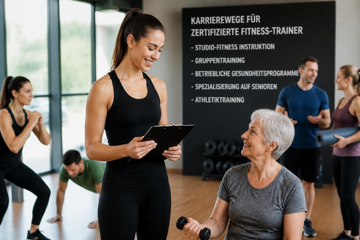 Berufliche Einsatzfelder für Fitnesstrainer