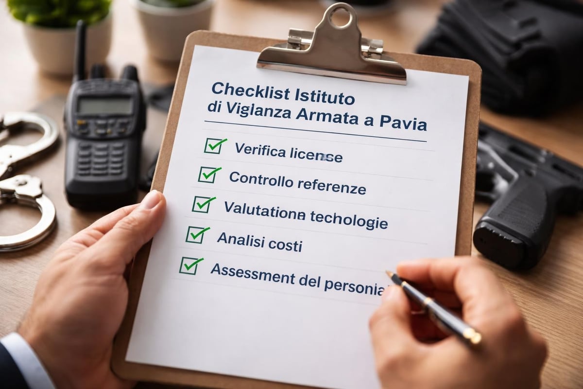 Criteri selezione fornitore vigilanza