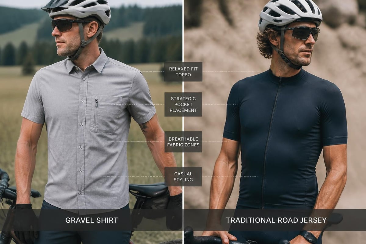 Gravel shirt features comparison
