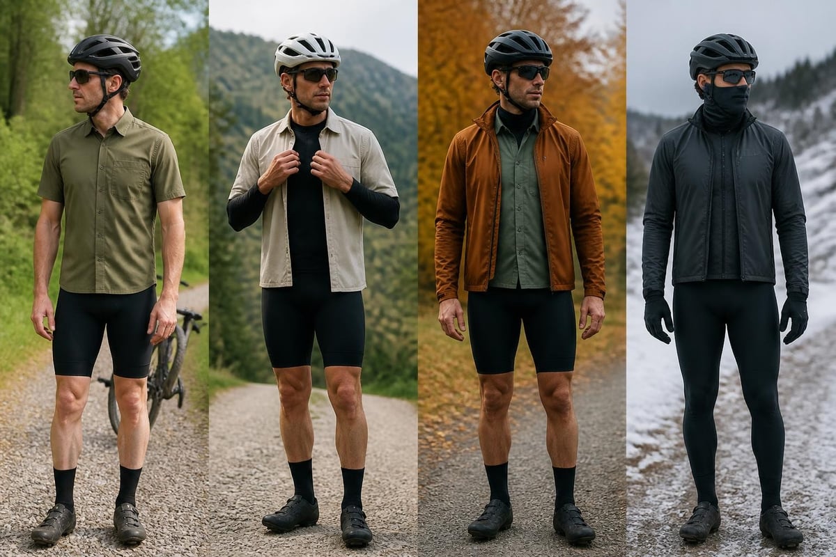 Gravel cycling layering system