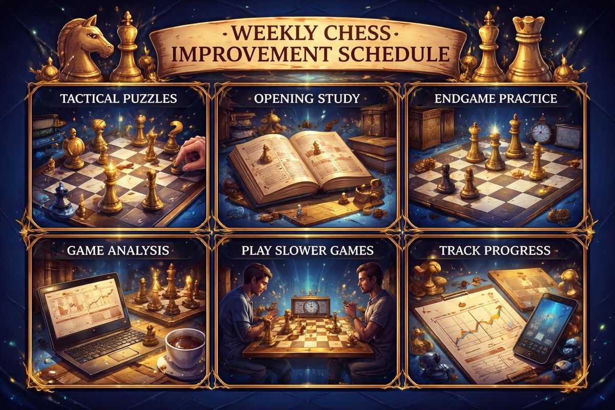Chess training schedule and practice methods