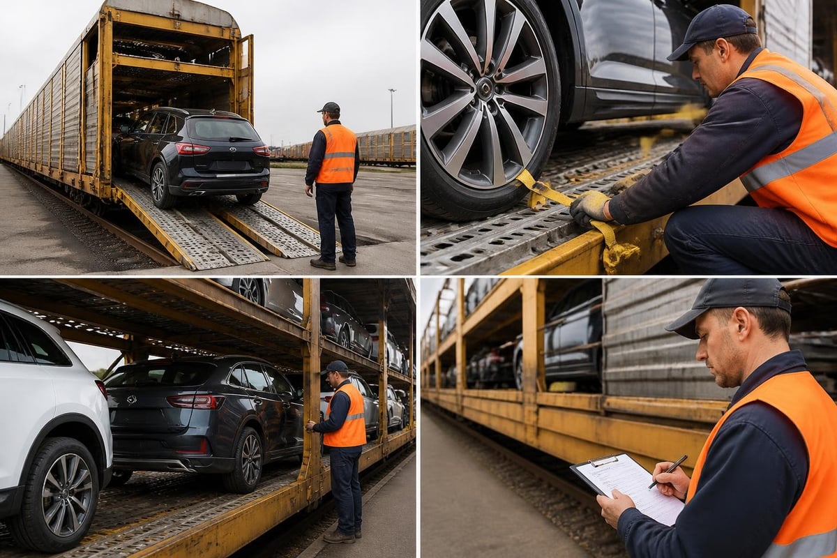 Autorack loading process