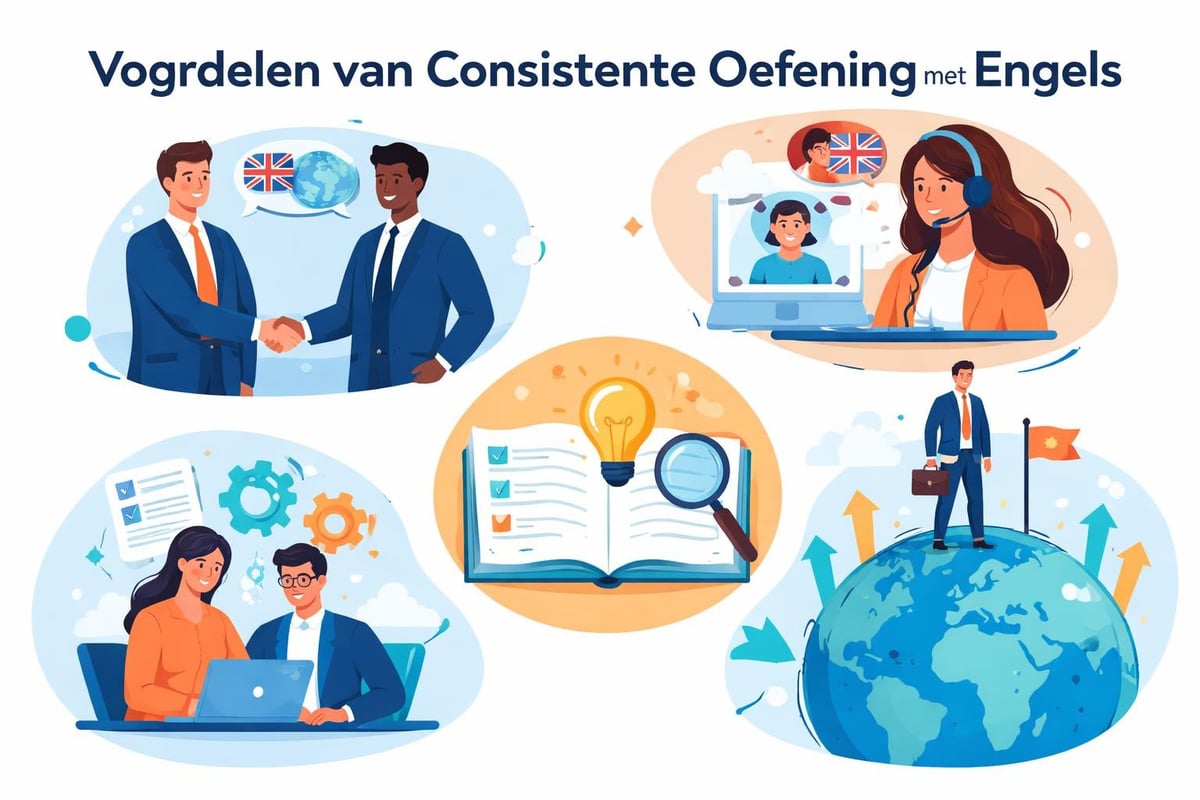 Zakelijke voordelen van Engels oefenen