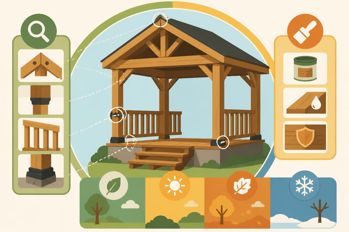 Timber porch frame maintenance schedule