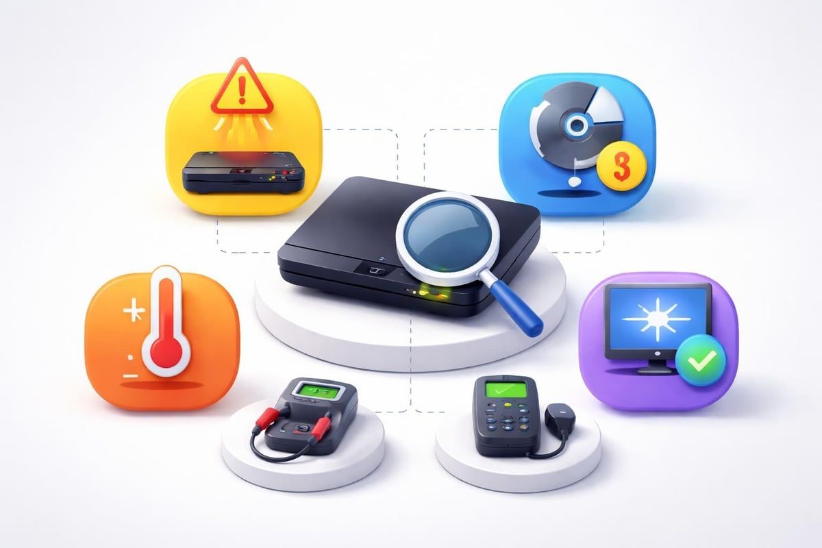 PS3 repair diagnostic process