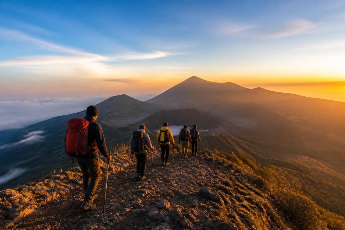 Rinjani seasonal trekking