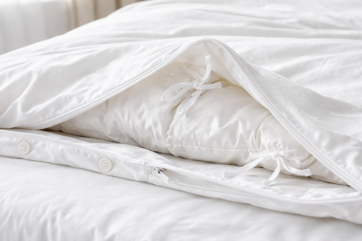 Duvet cover structure and components