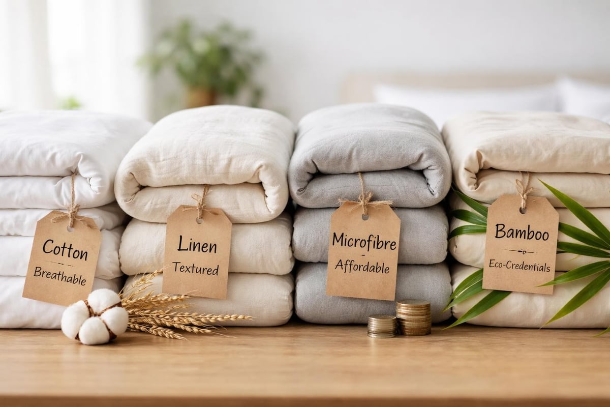 Duvet cover materials comparison