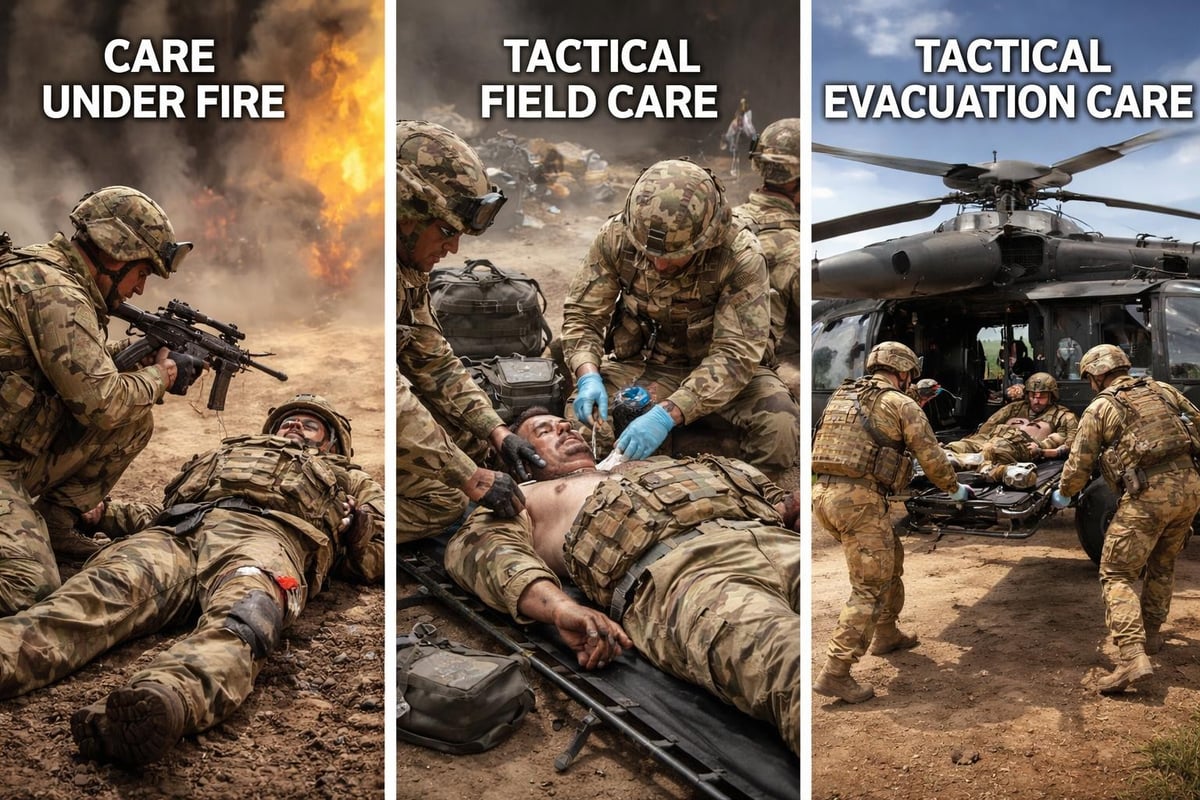 TCCC training progression