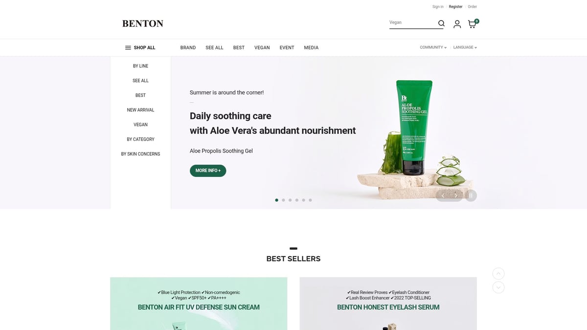 9 Essential Korean Moisturizer for Sensitive Skin Picks 2025 - Benton Aloe Propolis Soothing Gel