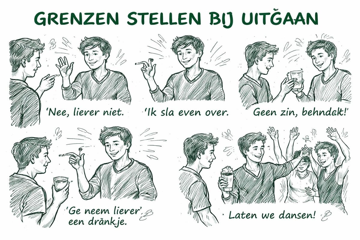 Sociale druk weerstaan bij stoppen