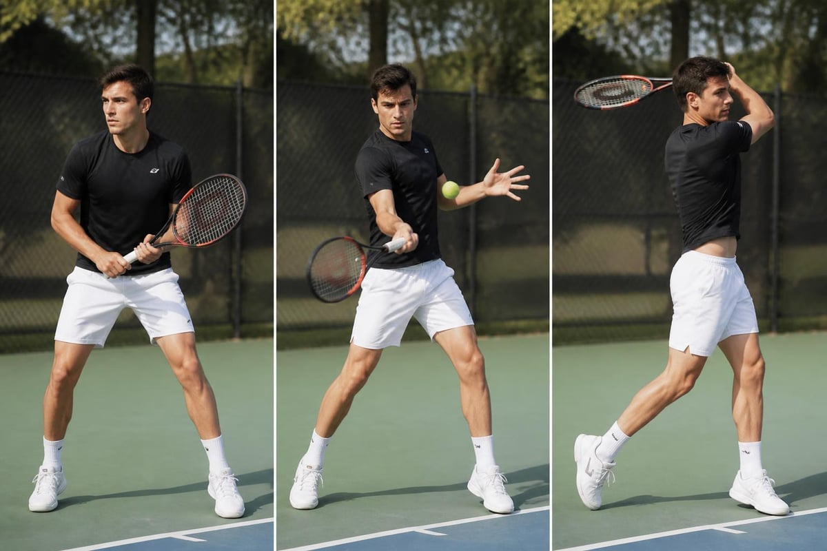 Tennis stroke mechanics breakdown