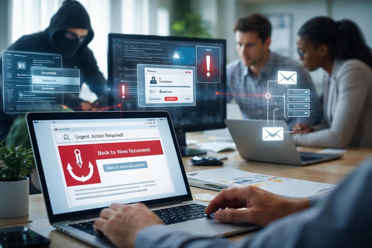 Social engineering attack progression