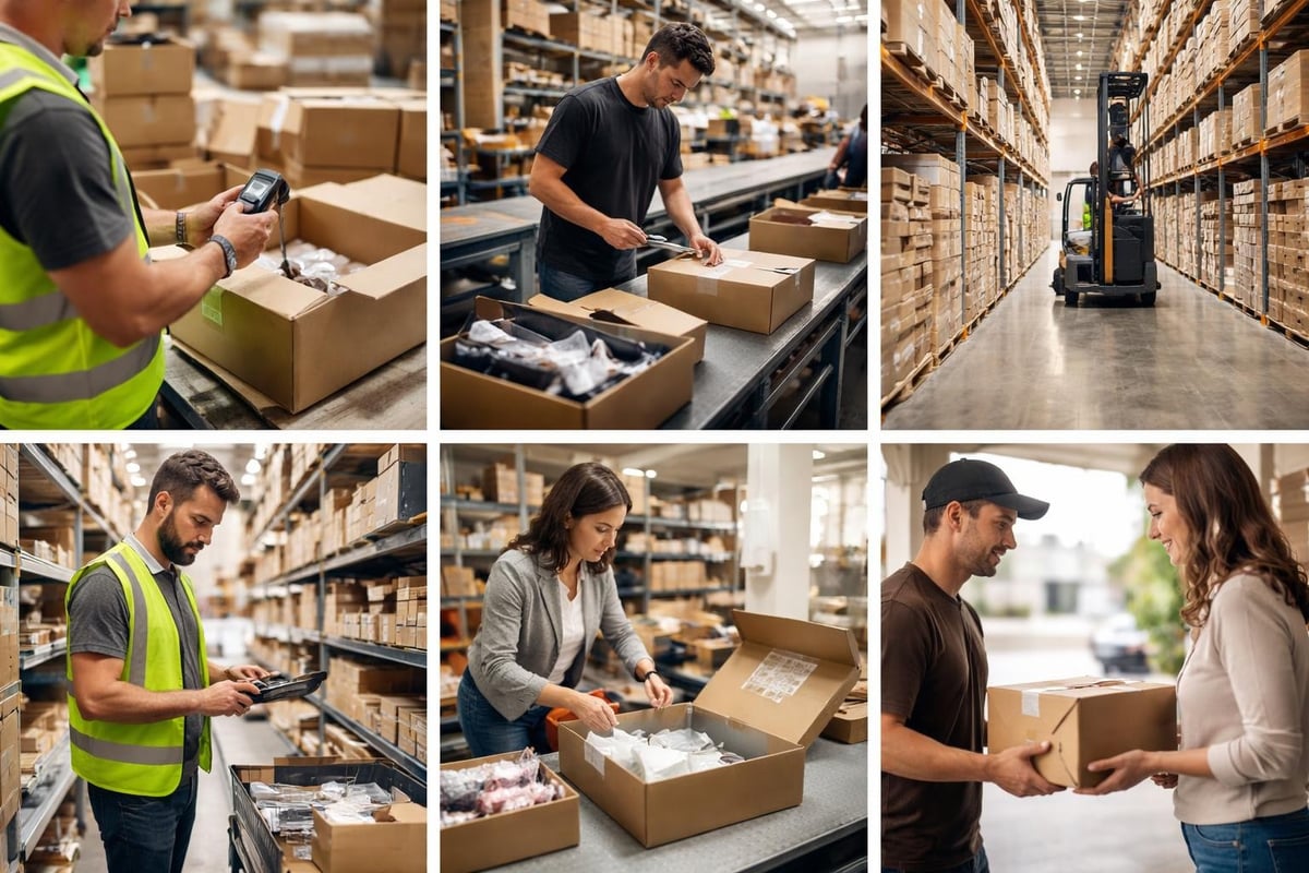 Services fulfillment workflow stages