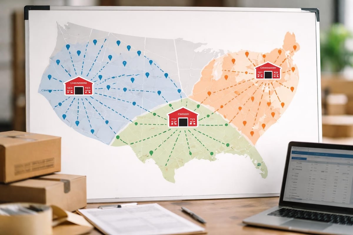 Fulfillment network distribution