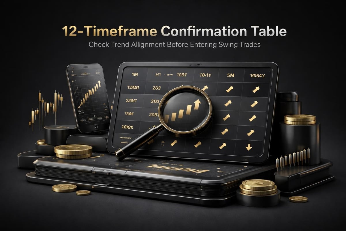 Multi-timeframe confirmation table