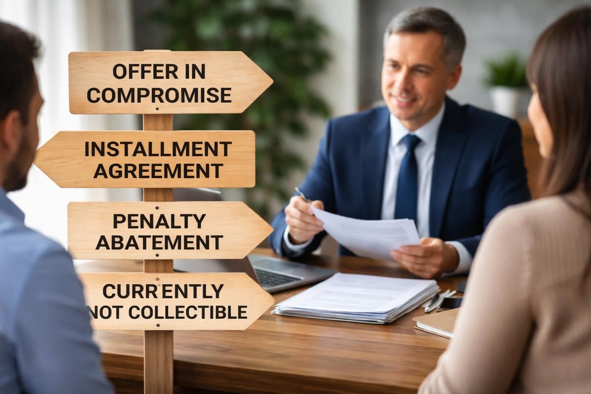 Tax resolution strategies