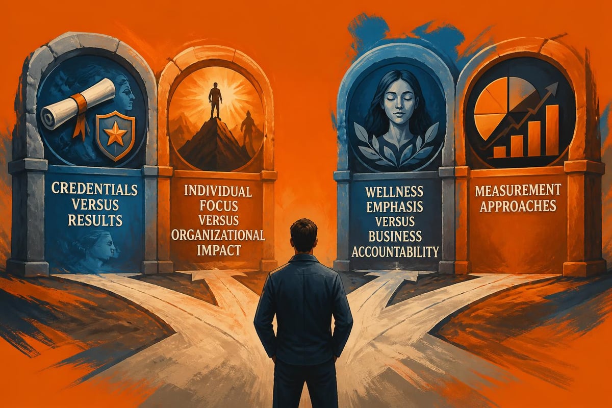 Evaluating healing coaches for business