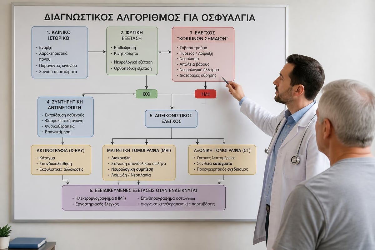 Διαγνωστική προσέγγιση πόνου μέσης