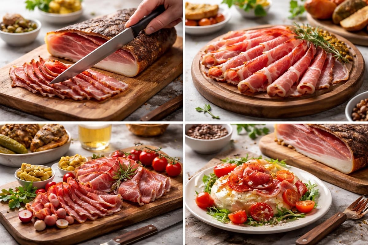 Speck richtig aufschneiden