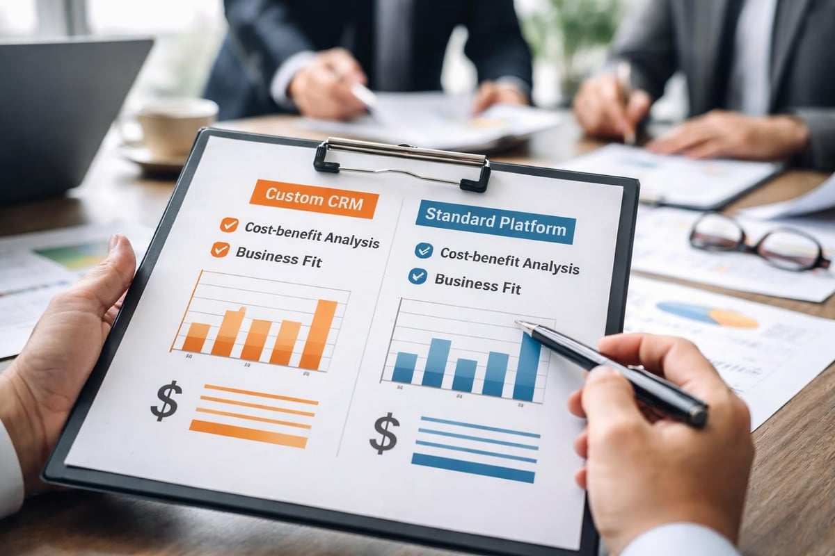CRM Software Development Companies: What to Look For Custom CRM versus off-the-shelf comparison