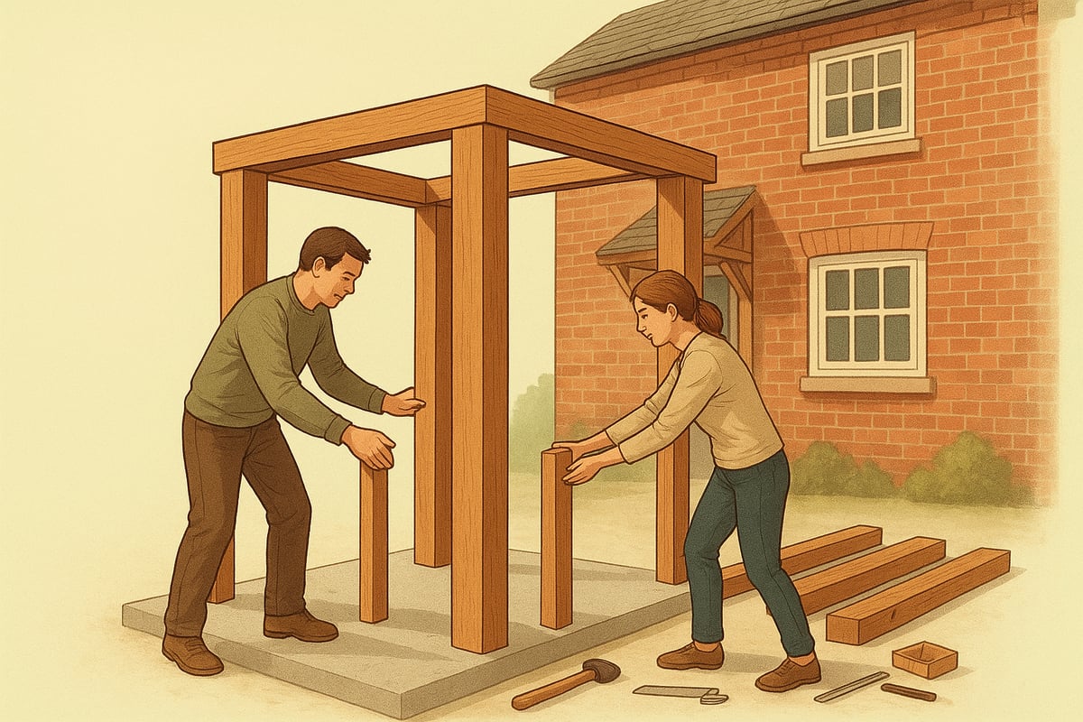 Step-by-Step Oak Porch Kit Installation Guide