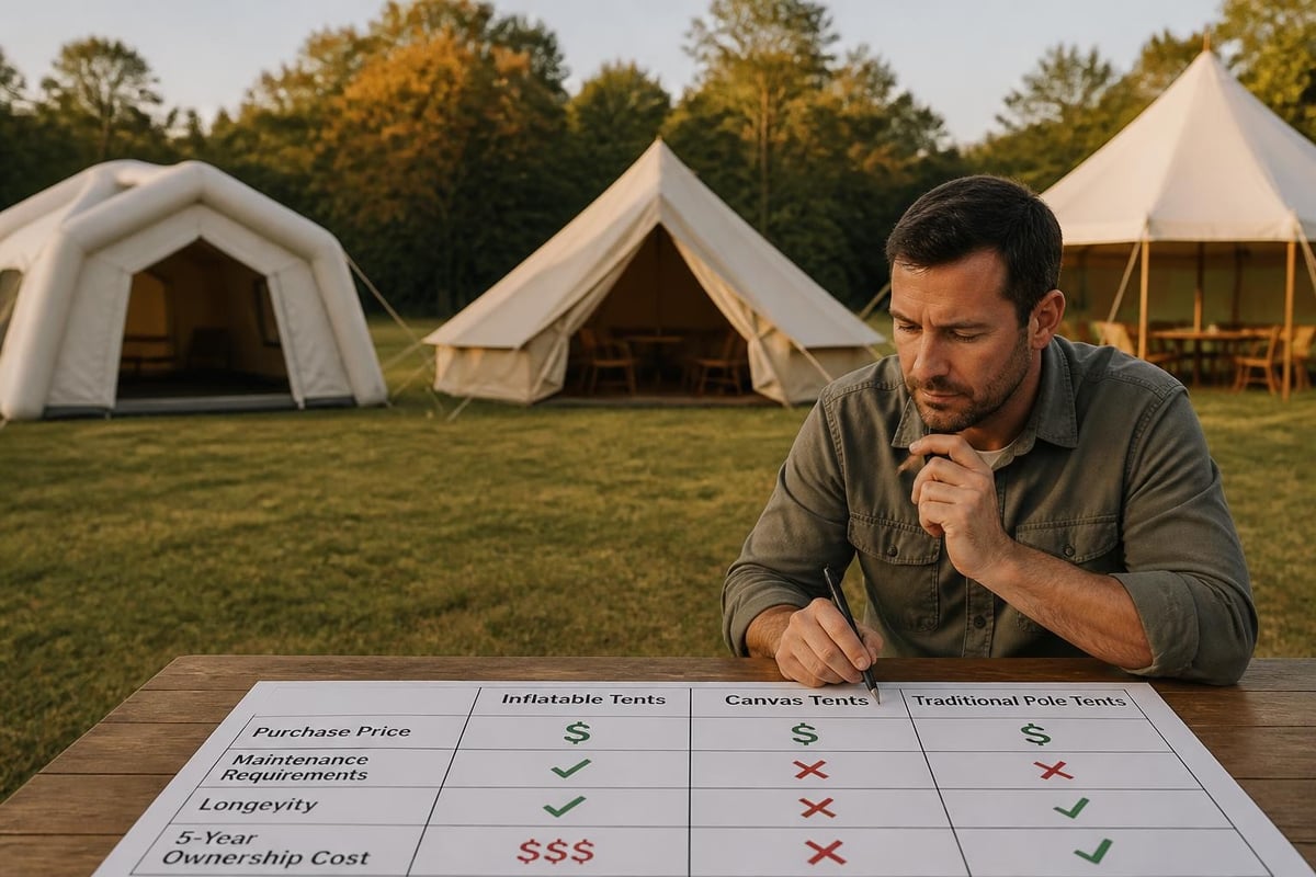 Tent comparison chart