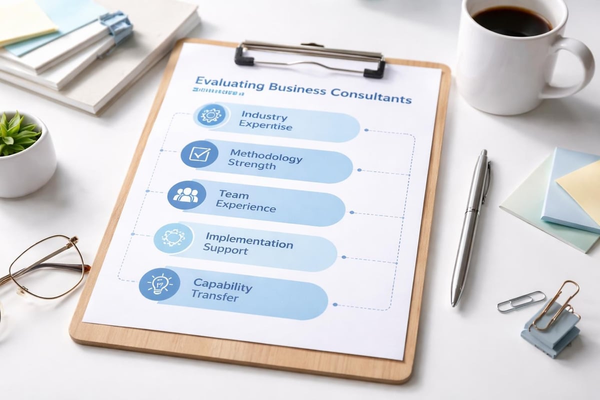 Consultant selection criteria