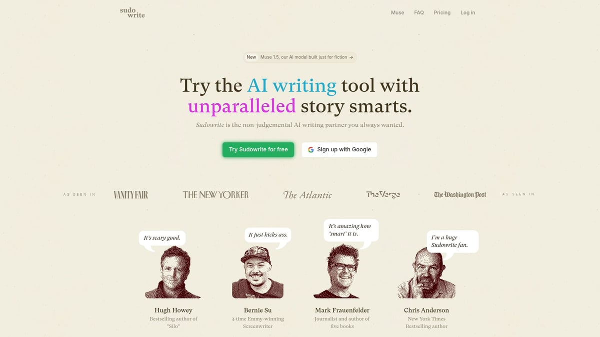 12 Must-Try AI Writing Tools for 2026 - Sudowrite