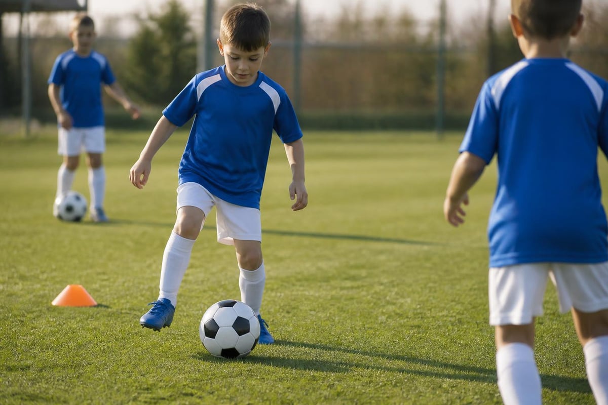 U8 soccer technical skills progression