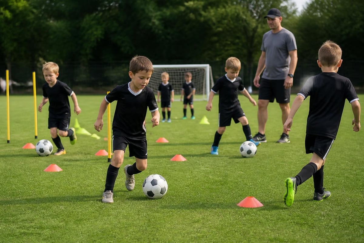 U8 soccer training session structure