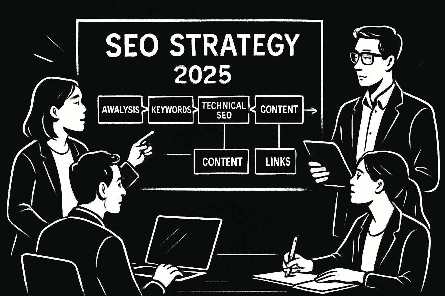 Slik bygger du en effektiv SEO-strategi: Steg-for-steg