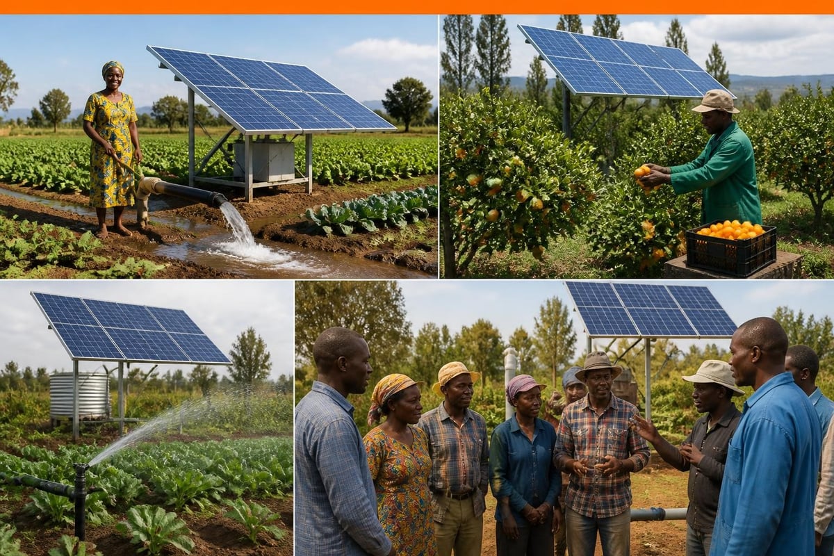 Solar irrigation deployment